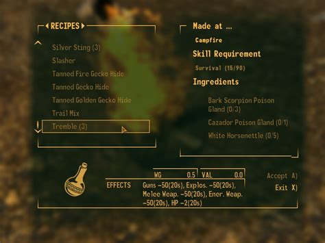 Fallout: New Vegas crafting .